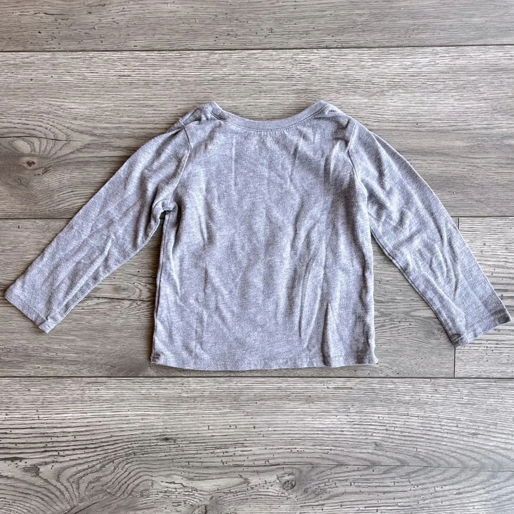 The Children’s Place Toddler Girl Long Sleeve T-Shirt (Cat drinking a juice box)